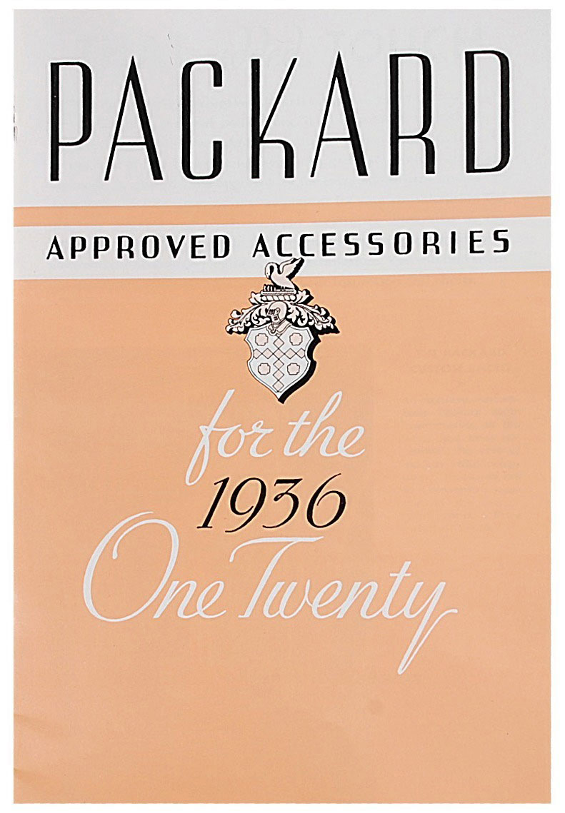 AC-36A, 1936 One Twenty Accessory Catalog